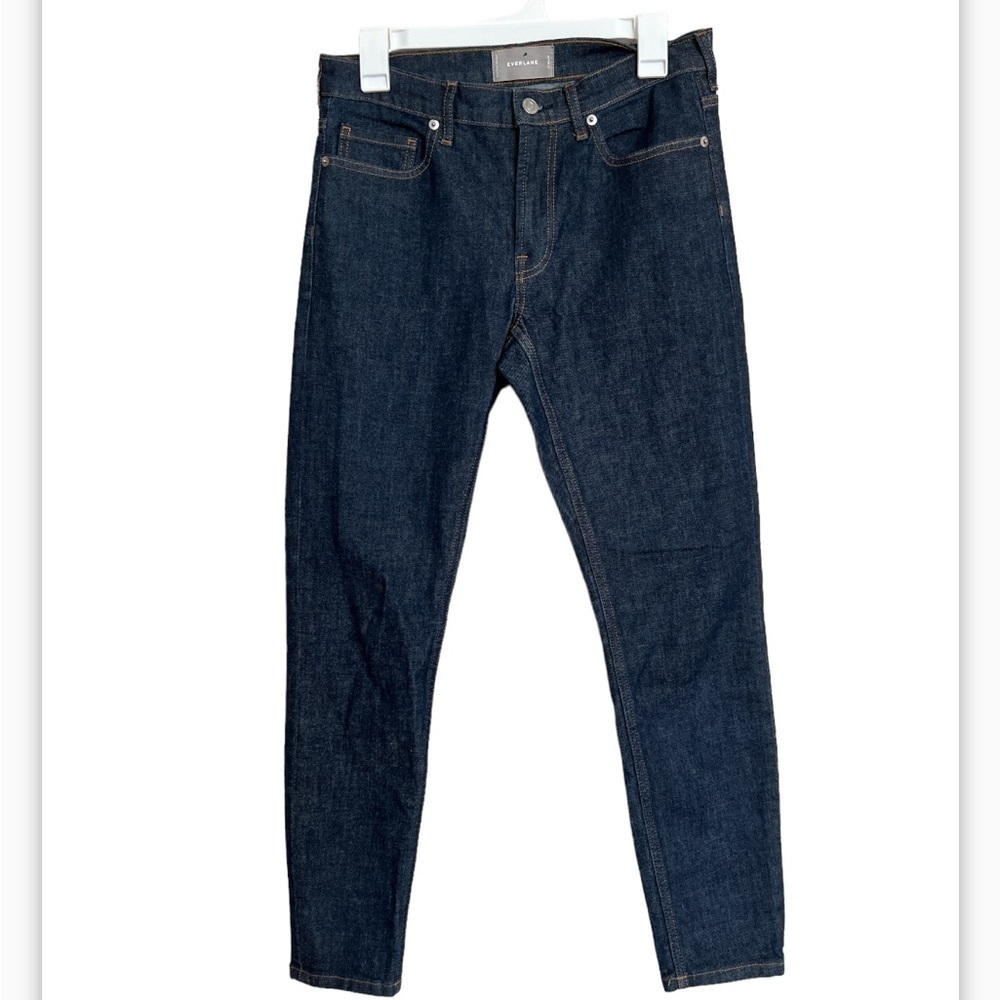 Everlane Dark Wash Mid Rise Jeans